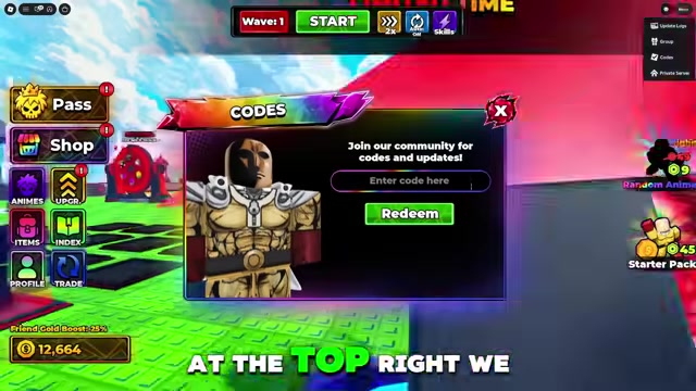 Open the top-right menu