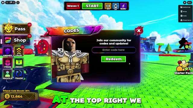 Enter the code exactly