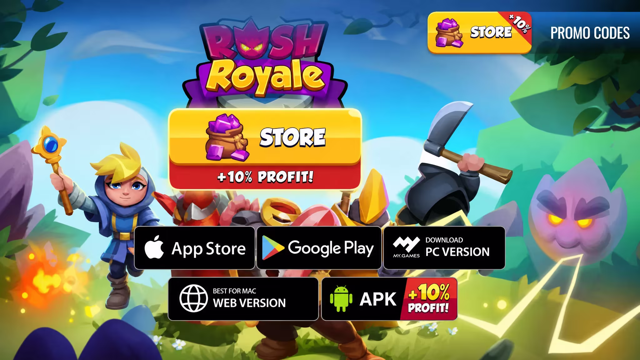 Rush Royale Codes redemption