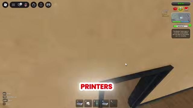 Place the printer inside an apartment