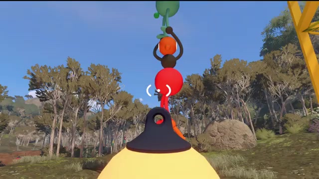 Press the Yellow Crane button