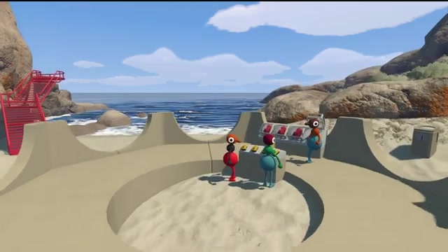 Insert all four red figurines