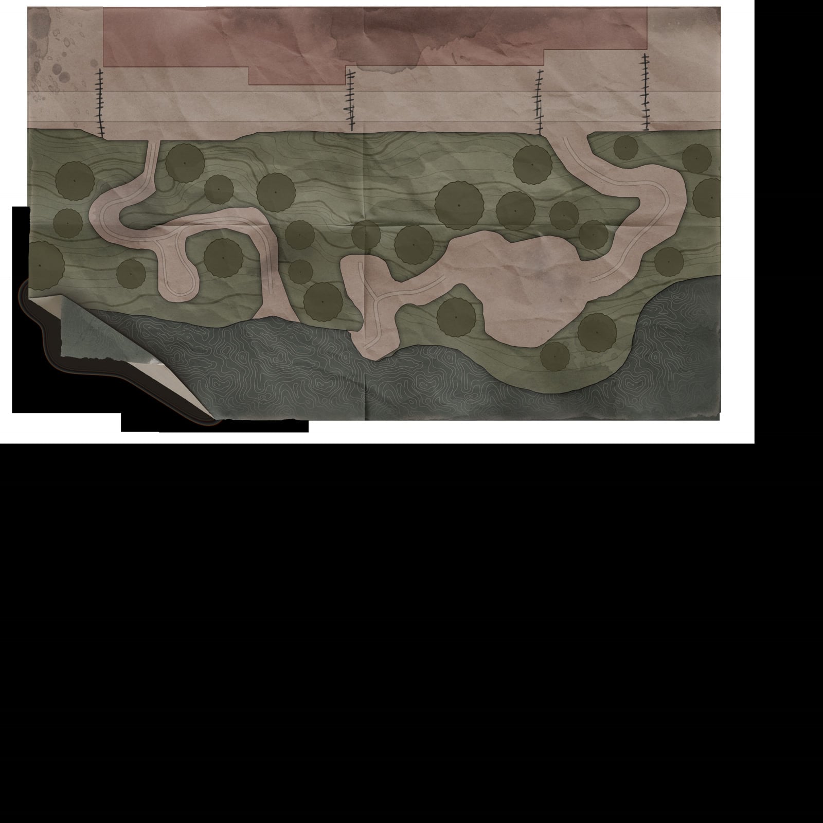 Miskatonic General Map map in The Sinking City 2