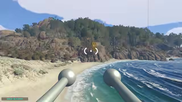Enter the beach-house puzzle area