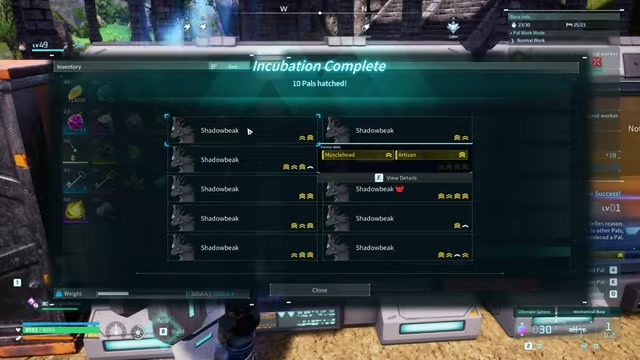 Send hatchlings to processing