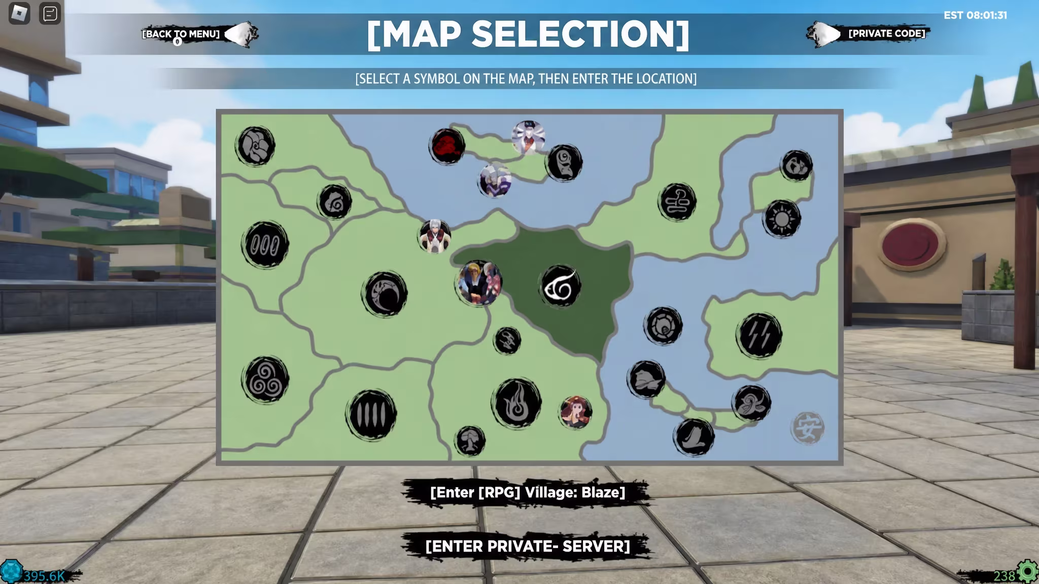 How to use Shindo Life private server codes