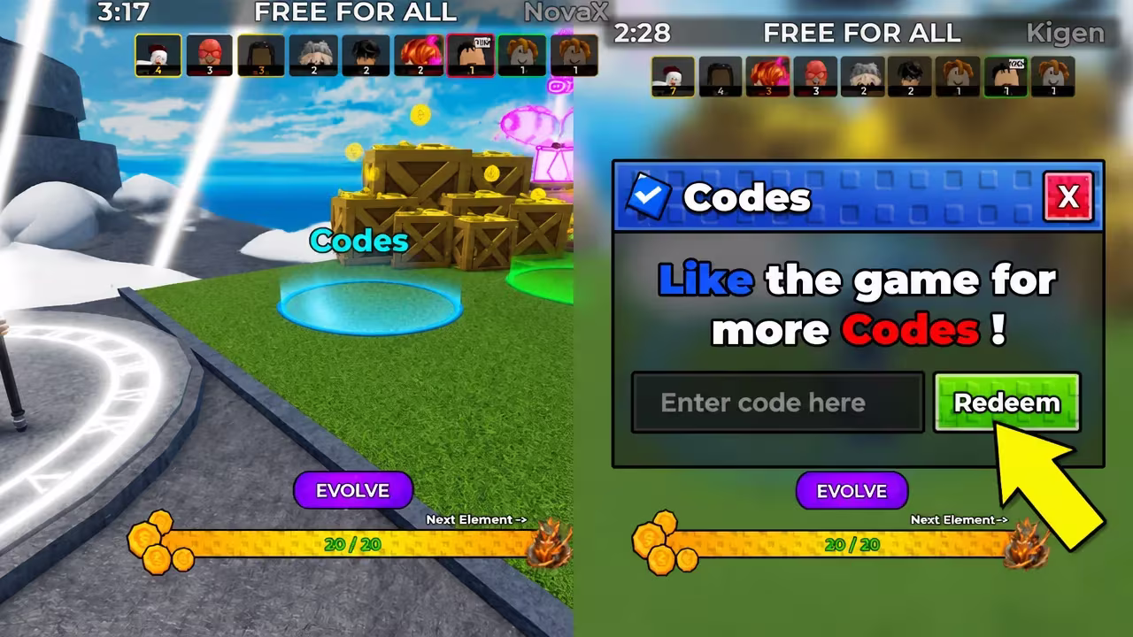 How to redeem Soul Element Battlegrounds codes