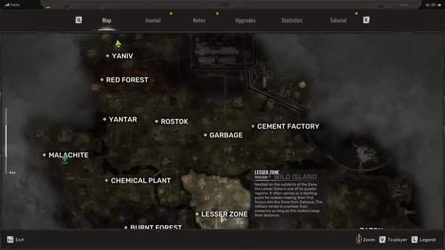 Open the Lesser Zone map