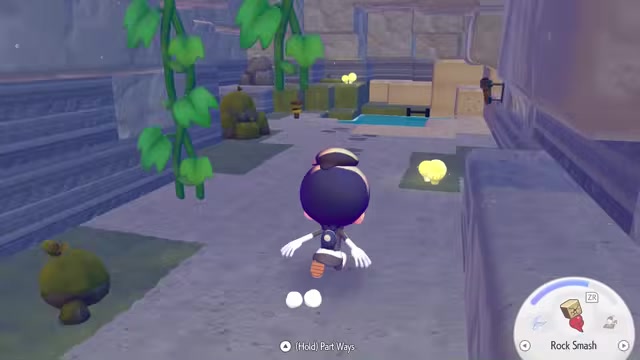 Go down through the pool