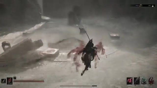 Enter the arena to trigger the fight