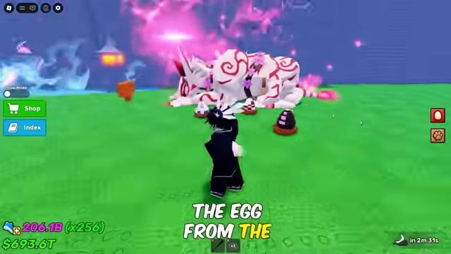 Steal an egg from the biome