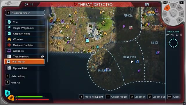 Open the map at Gnarly Bark