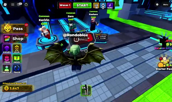 Use the roll screen