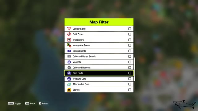 Filter the map for Time Attack