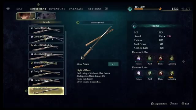 Pick up Sunrise Sword