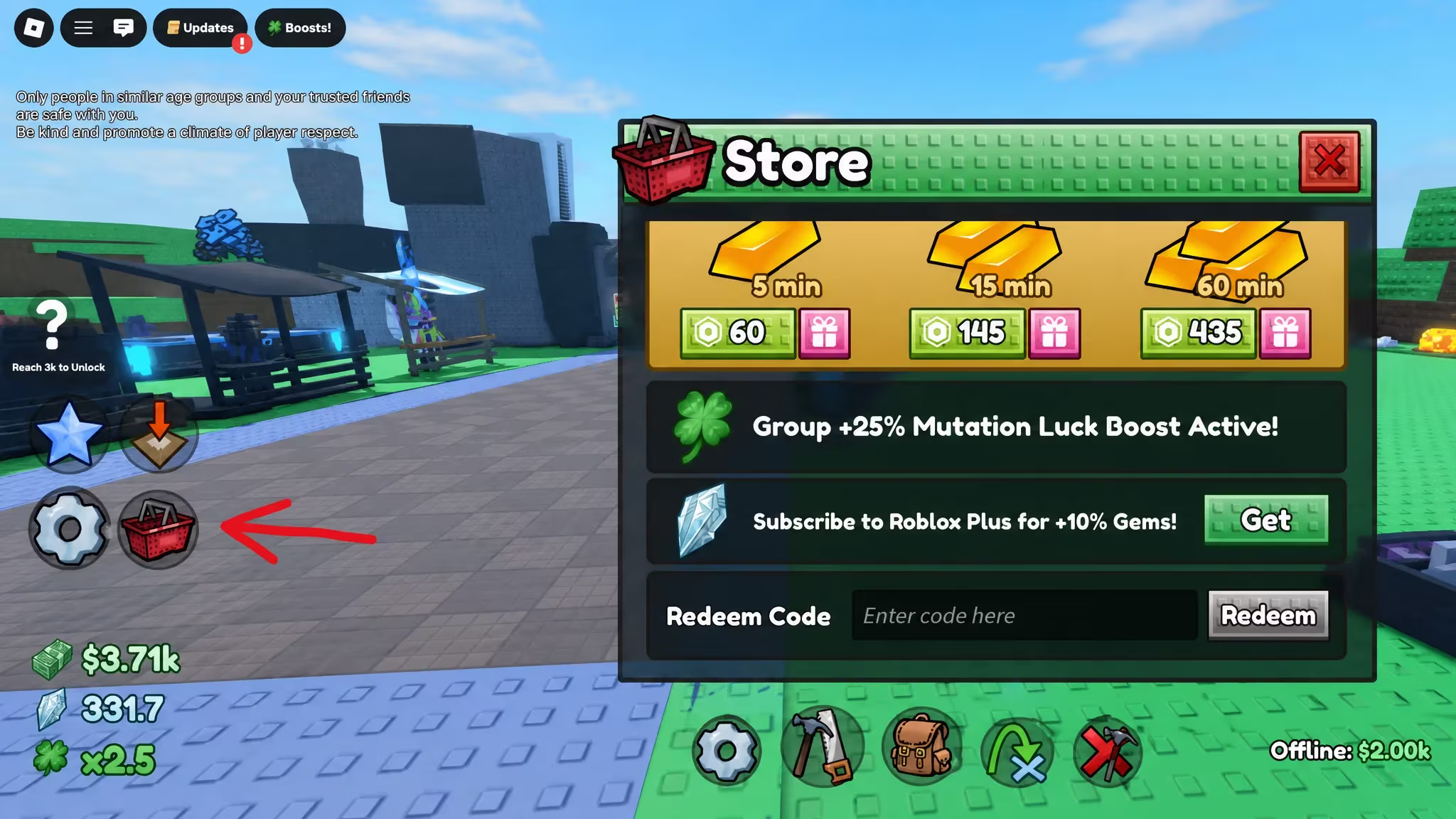 How to Redeem Codes in The Everything Factory