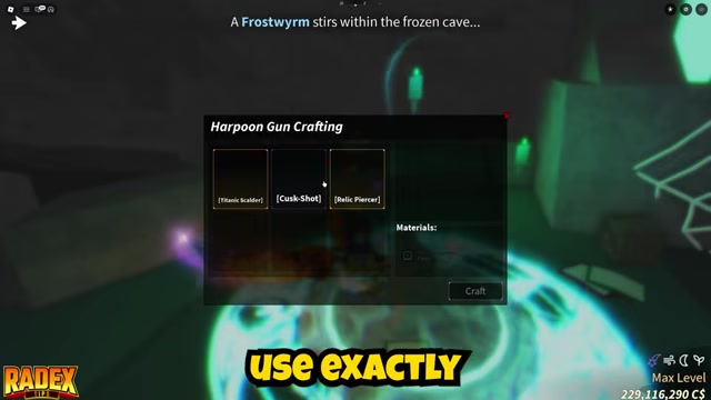 Use the harpoon table