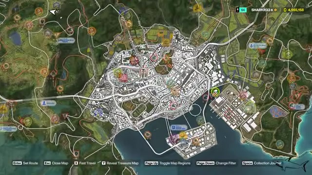 Open the map in Tokyo City