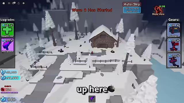 Start walking down the fence ledge