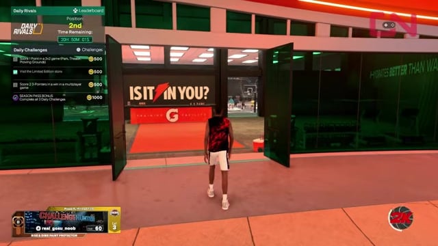 Go to the Gatorade Training Facility