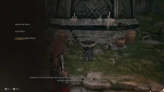 Open the Goddess Statue