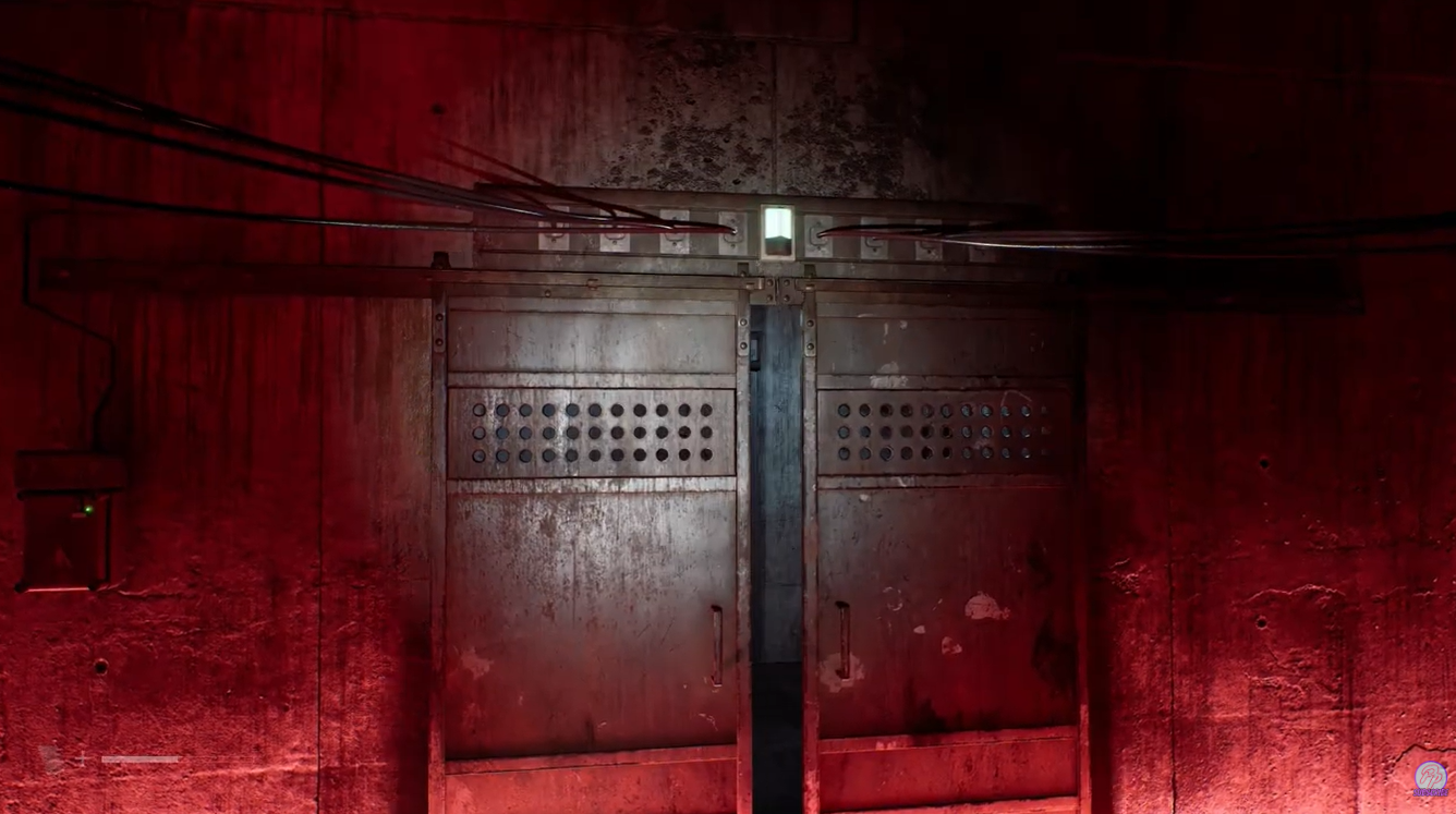 Press transfusion/control switch next to the door to open / YouTube - PerfectParadox