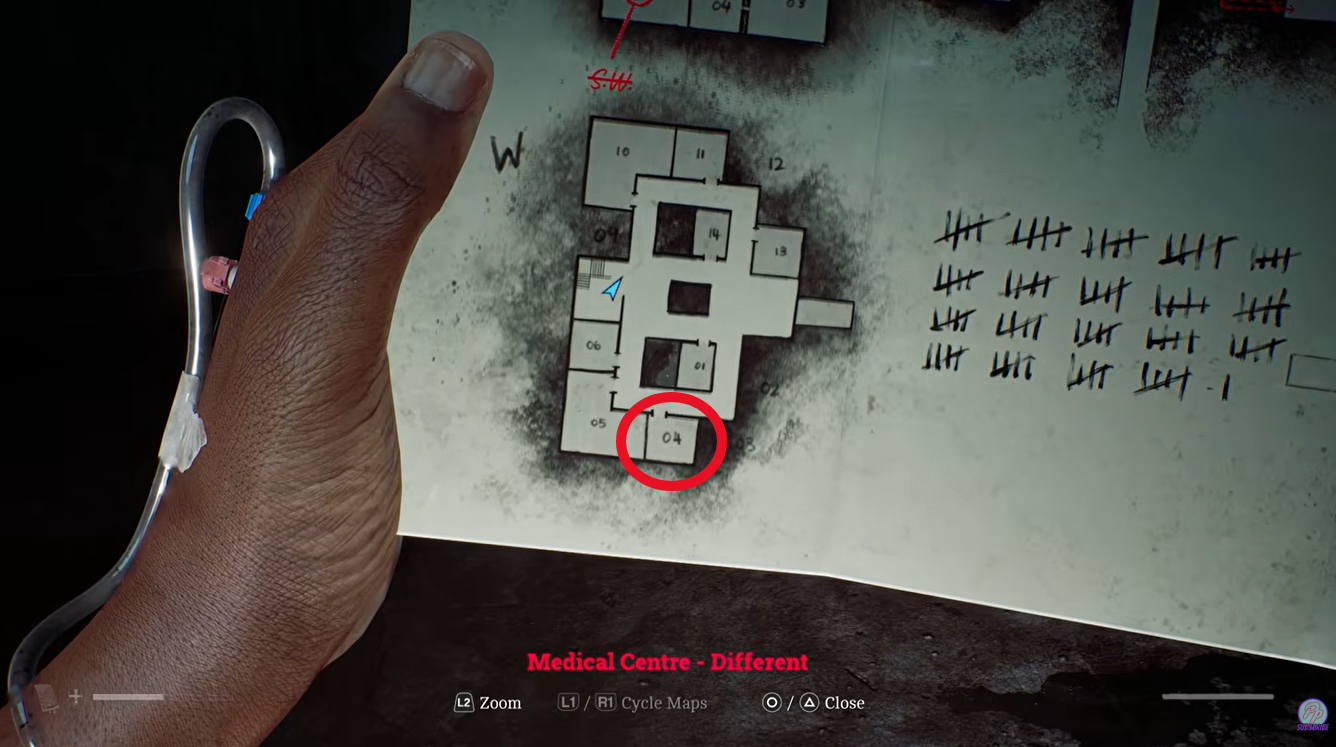 Ward W Master Key location in Silent Hill Townfall / YouTube - Perfect Paradox