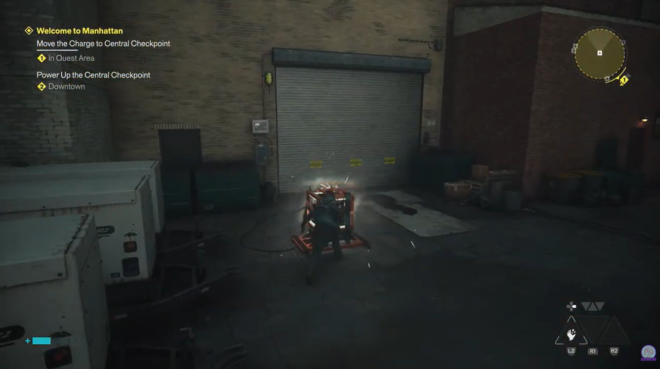 Go through the garage and loading area / YouTube - Perfect Paradox