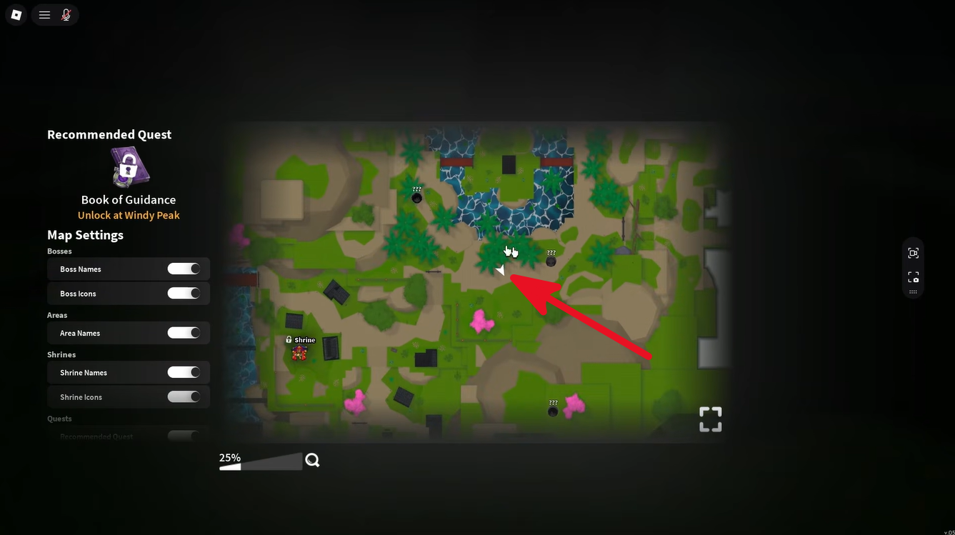 Lucky Penny NPC location in Project Slayers 2 / YouTube - Tsk TBoy