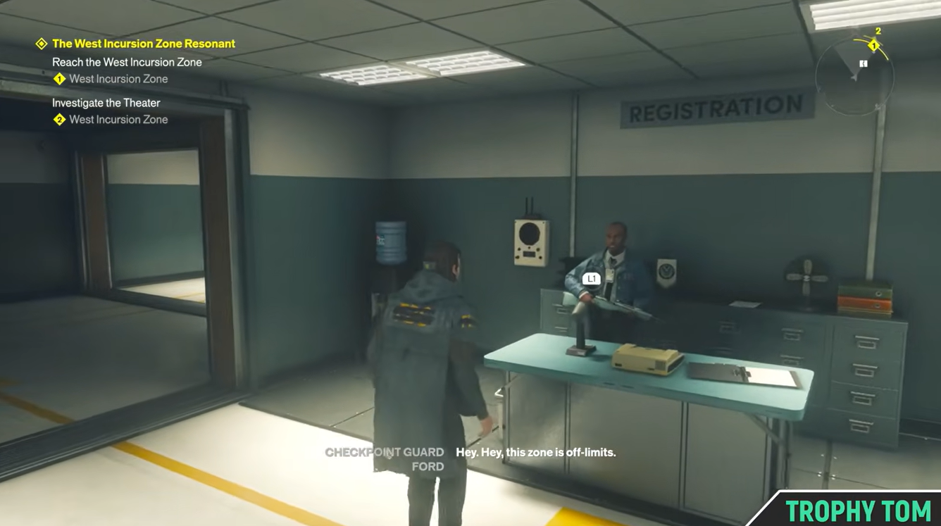 Speak with Checkpoint Guard Ford / YouTube – Trophy Tom