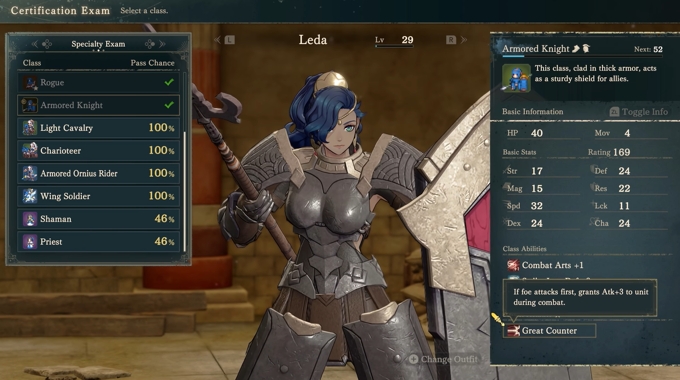 Great Counter skill in Fire Emblem Fortune's Weave / YouTube - Varsona