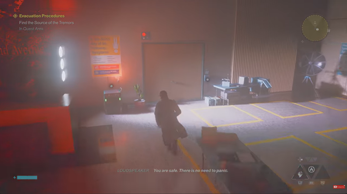Entering the building after finding source / YouTube - Ditech Gaming