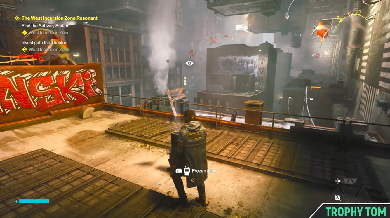 Start from rooftop near Winslow Graffiti / YouTube - Trophy Tom