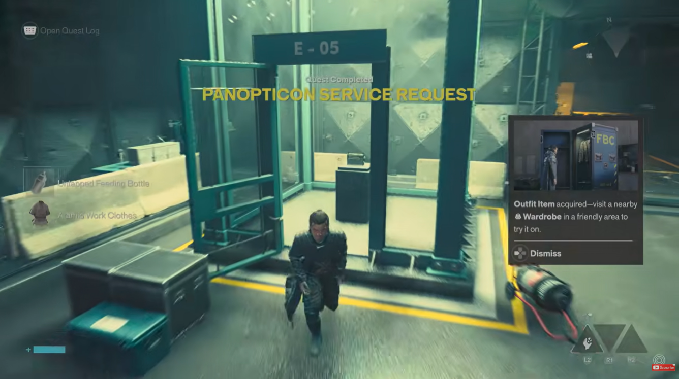 Completed Panopticon quest in Control Resonant / YouTube - Ditech Gaming