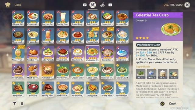 Celestial Tea Crisp cooking entry
