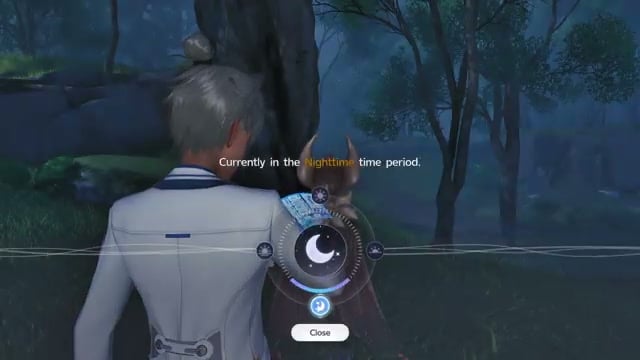 Set the time to Nighttime