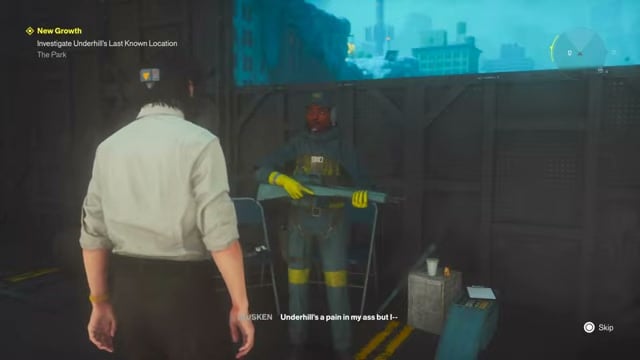 The next objective is Investigate Underhill’s Last Known Location