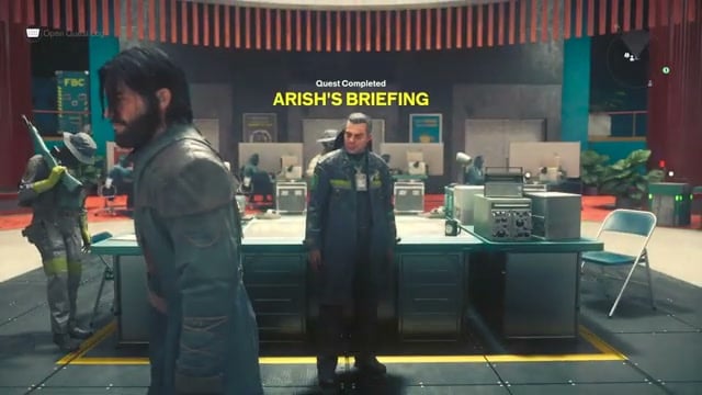 Arish's Briefing completion banner