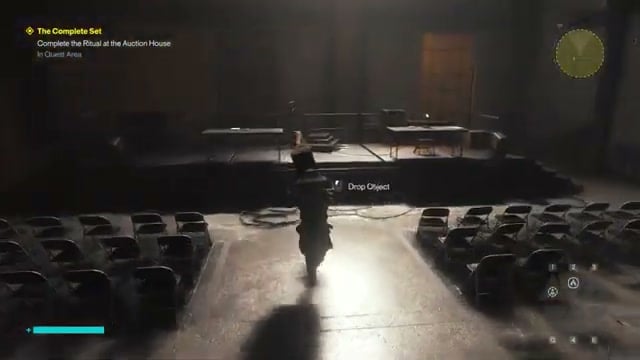 Place it on the stage