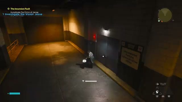 Security guard’s note on the locked garage office