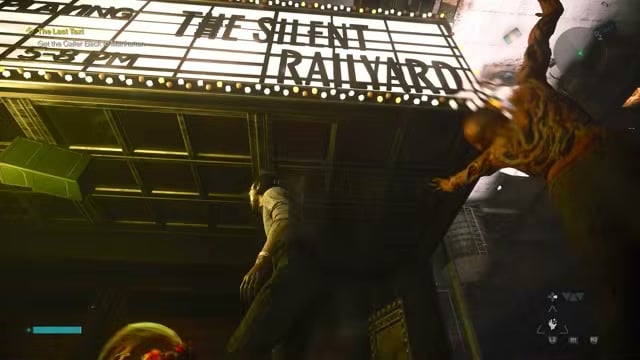 The subway entrance