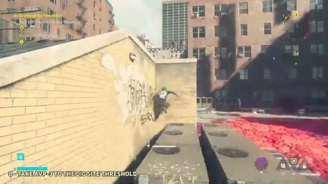 Enter through the roof