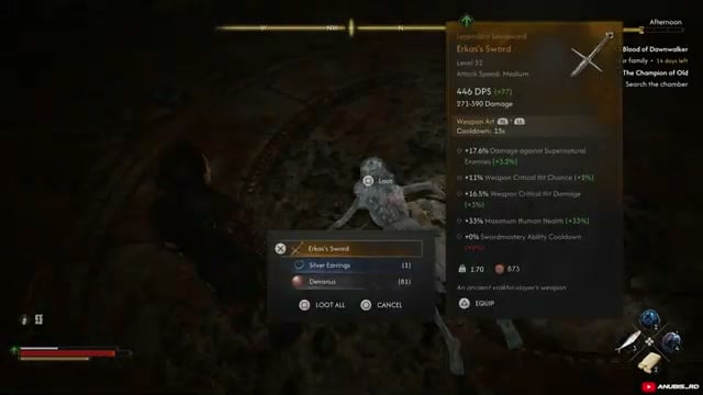Claim Erkas’s Sword