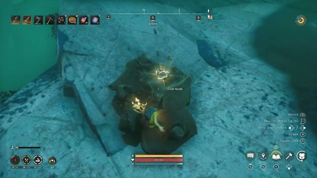 Mine a Coal Node