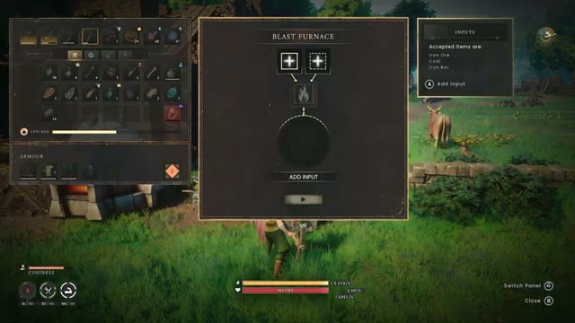 Open the new furnace