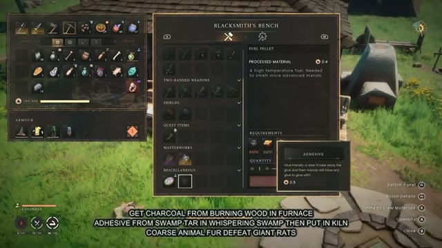 Load the furnace's fuel slot