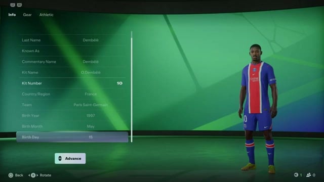 Change the kit number