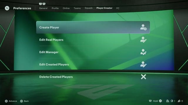Open Edit Real Players