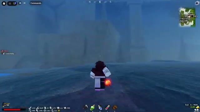 Climb to the small hole