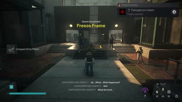 Freeze Frame completion and reward display